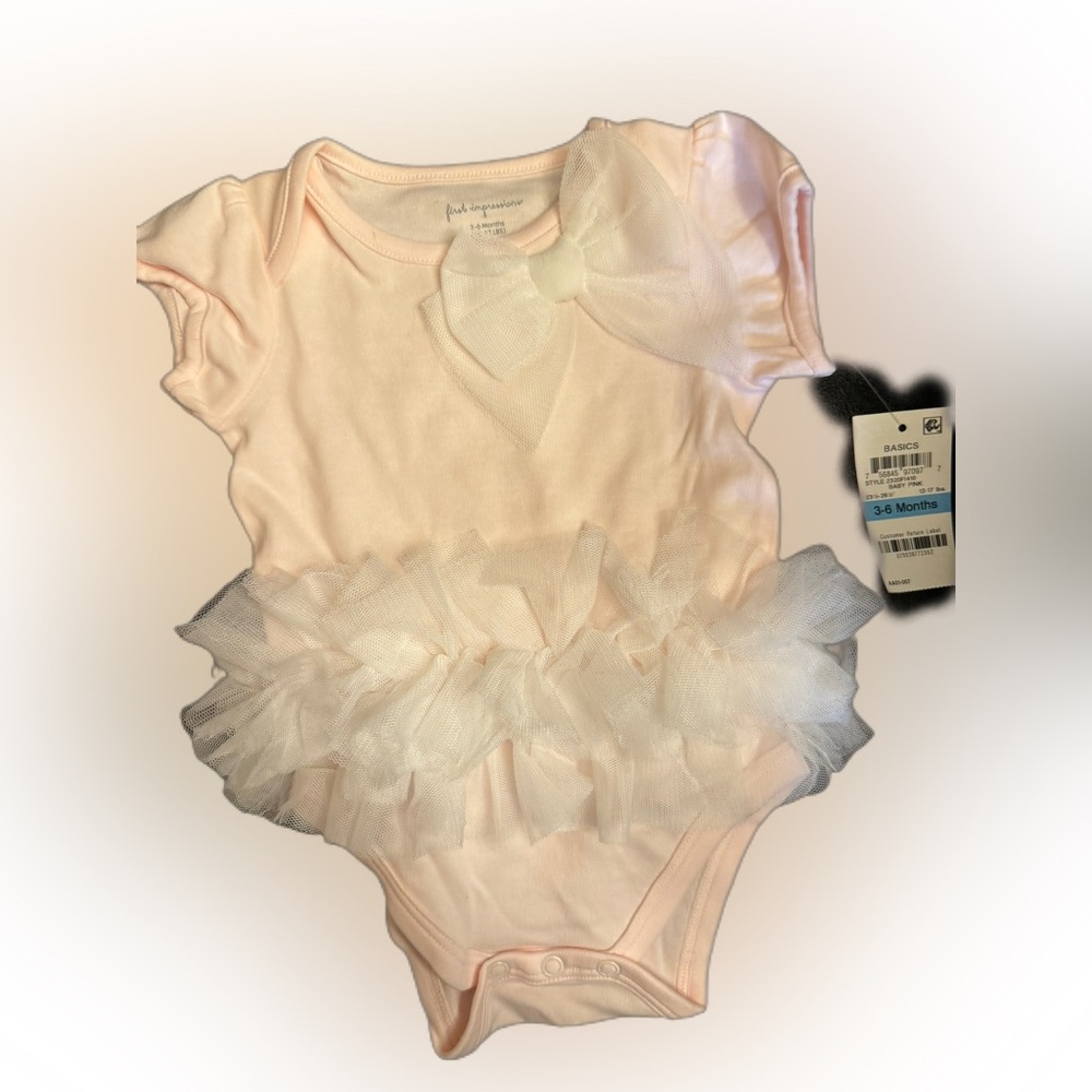 First impressions onesie 3-6M